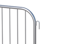 Crowd Control Barriers - 3'7.2" Tall x 7'6" Wide with 16 bars