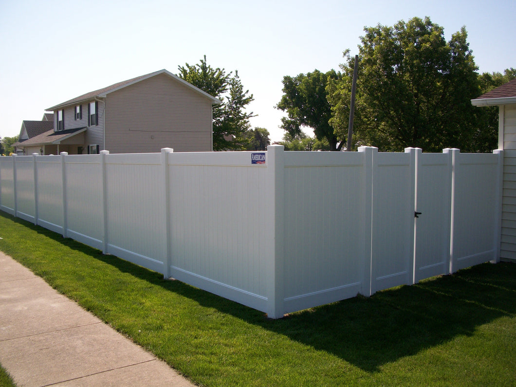 [75' Length] 6' Privacy K-373 Vinyl Complete Fence Package