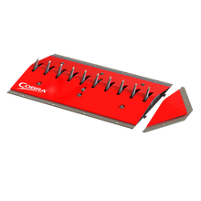 3' Yellow Low Profile Surface Mount Non-Motorized Traffic Spikes