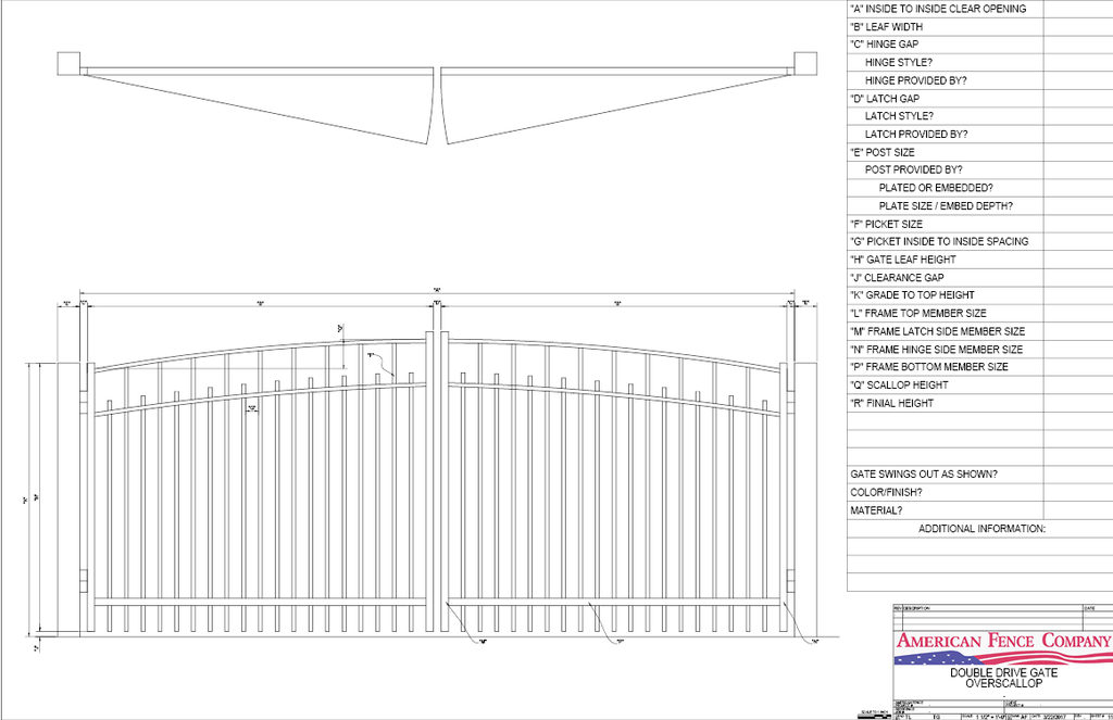 Package Gate Insert Over Arch Alternating Picket Gate – America's Fence Store - Grand Island