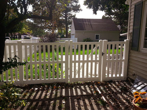 [200' Length] 4' Closed Picket K-17 Vinyl Complete Fence Package