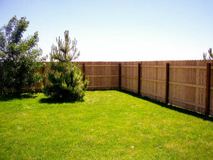 [250 Feet Of Fence] 6' Tall Cedar Wood Solid Privacy Complete Fence Package